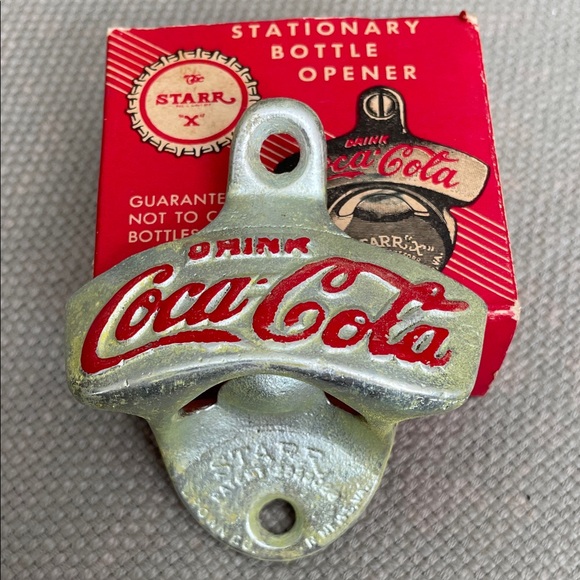 Vintage Coca-Cola Stationary Bottle Opener with original Box - Picture 3 of 8